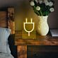 Stecker Symbol LED-Neonschild für Wohnzimmer Schlafzimmer