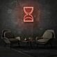 Sanduhr Symbol LED-Neonschild für Wohnzimmer oder Büro