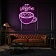 Kaffeetasse LED Neonschild für Café und Wohnzimmer