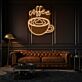 Kaffeetasse LED Neonschild für Café und Wohnzimmer