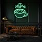 Kaffeetasse LED Neonschild für Café und Wohnzimmer