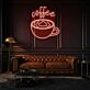 Kaffeetasse LED Neonschild für Café und Wohnzimmer