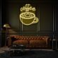 Kaffeetasse LED Neonschild für Café und Wohnzimmer