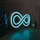 Unendlichkeitssymbol LED-Neonschild Wohnzimmer Büro