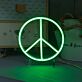 Friedenszeichen LED-Neonschild Wohnzimmer Schlafzimmer