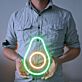 Avocado LED-Neonschild für Küche und Café