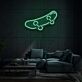 Skateboard LED-Neonschild Wohnzimmer Jugendzimmer