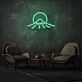 Berg mit Sonne LED-Neonschild Wohnzimmer Lounge