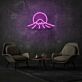 Berg mit Sonne LED-Neonschild Wohnzimmer Lounge