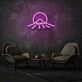 Berg mit Sonne LED-Neonschild Wohnzimmer Lounge
