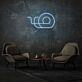 Schnecke LED-Neonschild Wohnzimmer Lounge