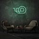 Schnecke LED-Neonschild Wohnzimmer Lounge