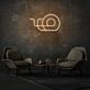 Schnecke LED-Neonschild Wohnzimmer Lounge