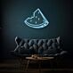 angeschnittenes Wassermelonenstück LED-Neonschild für Wohnzimmer Café