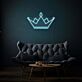 Krone LED-Neonschild Wohnzimmer Schlafzimmer