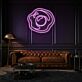 Rosenblüte LED-Neonschild Wohnzimmer Lounge