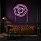 Rosenblüte LED-Neonschild Wohnzimmer Lounge
