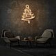 Weihnachtsbaum mit Stern LED-Neonschild Wohnzimmer Weihnachtsdekoration