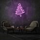 Weihnachtsbaum mit Stern LED-Neonschild Wohnzimmer Weihnachtsdekoration