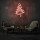 Weihnachtsbaum mit Stern LED-Neonschild Wohnzimmer Weihnachtsdekoration