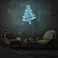 Weihnachtsbaum mit Stern LED-Neonschild Wohnzimmer Weihnachtsdekoration