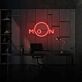 MOON LED-Neonschild mit Kreisformen