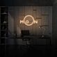 MOON LED-Neonschild mit Kreisformen