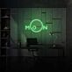 MOON LED-Neonschild mit Kreisformen
