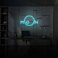 MOON LED-Neonschild mit Kreisformen
