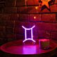 Zwilling Sternzeichen Symbol LED-Neonschild Wohnzimmer Bar