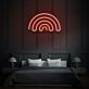 Halbkreis Regenbogen LED-Neonschild für Schlafzimmer oder Wohnzimmer