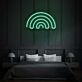 Halbkreis Regenbogen LED-Neonschild für Schlafzimmer oder Wohnzimmer