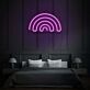 Halbkreis Regenbogen LED-Neonschild für Schlafzimmer oder Wohnzimmer