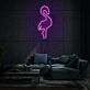 Flamingo LED-Neonschild für Wohnzimmer Lounge