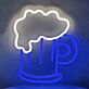 Bierkrug mit Schaum LED-Neonschild für Bar und Kneipe