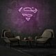 Superman Neon LED Wandlicht