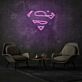 Superman Neon LED Wandlicht