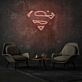 Superman Neon LED Wandlicht