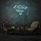 Superman Neon LED Wandlicht