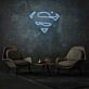 Superman Neon LED Wandlicht