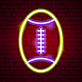 American Football LED-Neonschild für Sportbar und Wohnzimmer