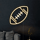 American Football LED-Neonschild für Wohnzimmer oder Sportbar