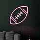 American Football LED-Neonschild für Wohnzimmer oder Sportbar