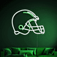 American Football Helm Neon LED Wandlicht