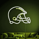 American Football Helm Neon LED Wandlicht