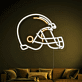 American Football Helm Neon LED Wandlicht