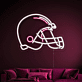 American Football Helm Neon LED Wandlicht