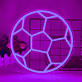 Fußball LED-Neonschild für Kinderzimmer und Sportbar