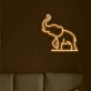 Elefant LED-Neonschild Wohnzimmer Kinderzimmer