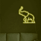 Elefant LED-Neonschild Wohnzimmer Kinderzimmer